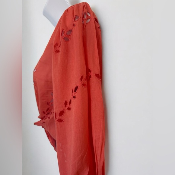 Lucky Brand balloon sleeve summer top - Picture 3 of 8